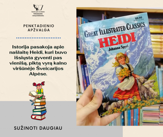 Knygos apžvalga Knygą Heidi